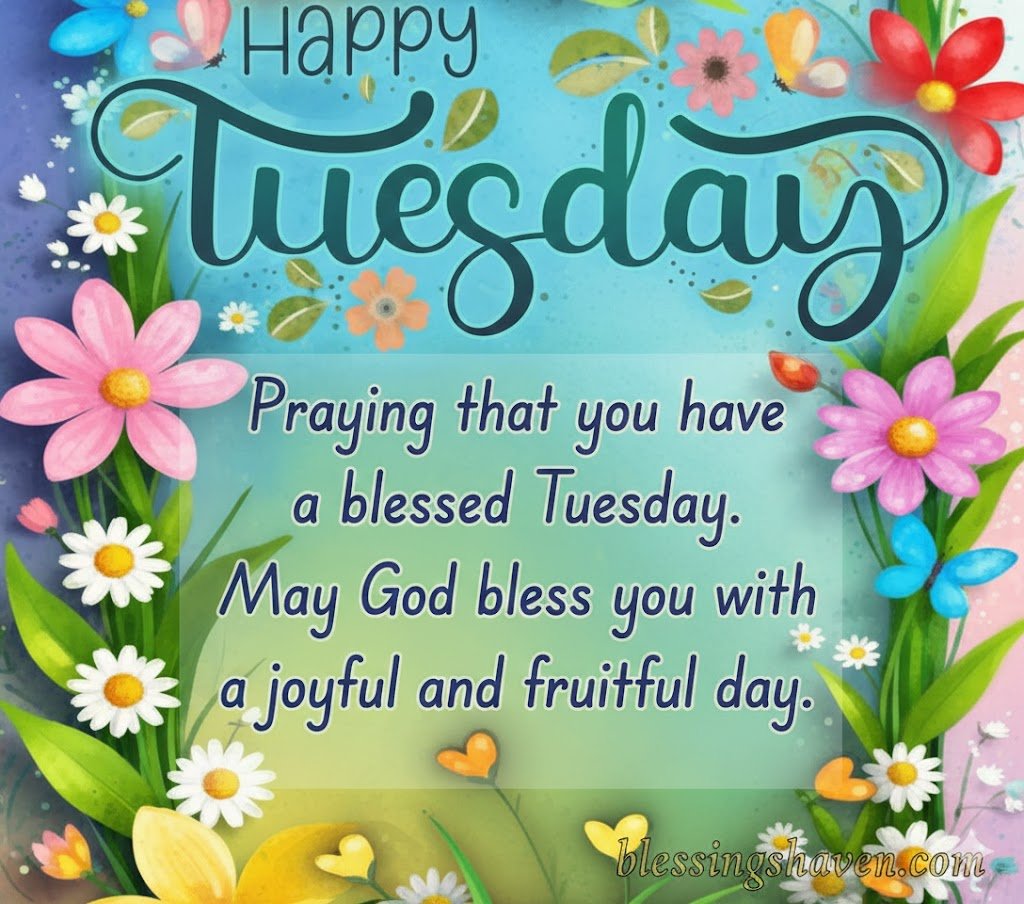 Beautiful Tuesday Morning Blessings Images
