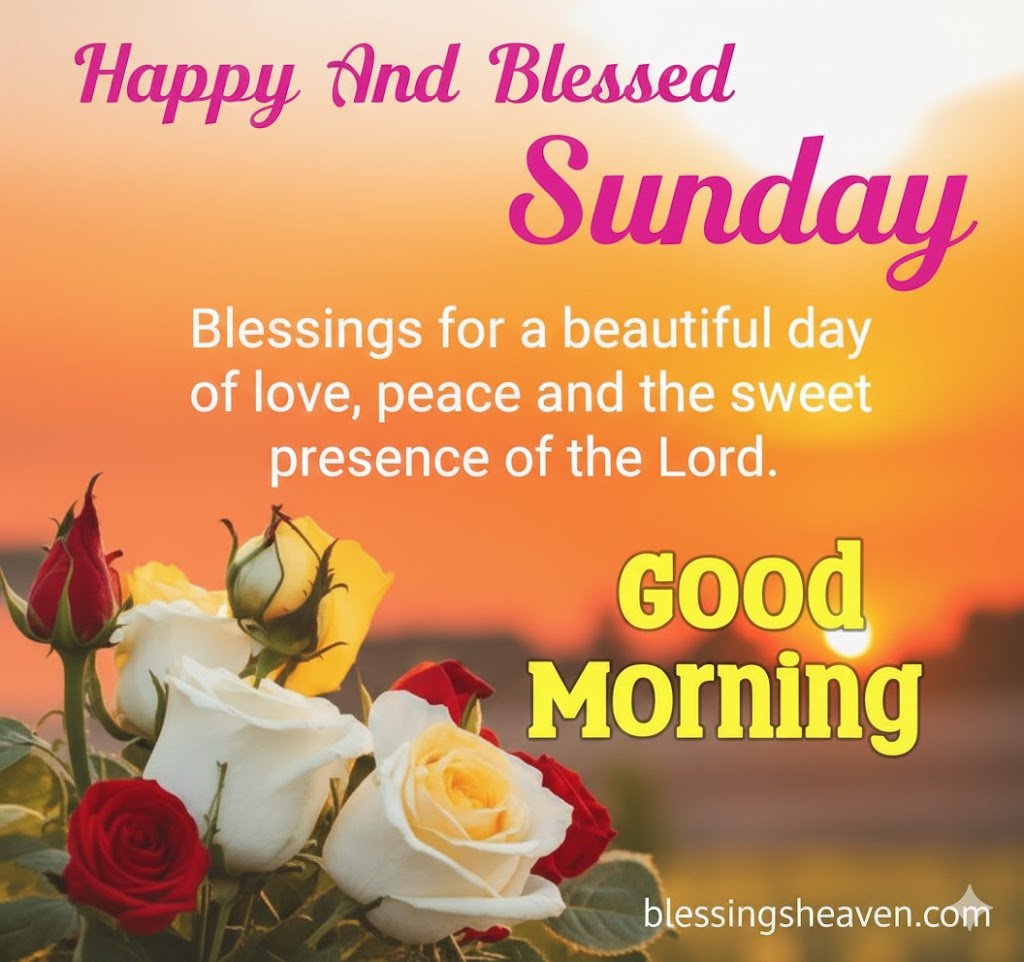 Blessed Sunday Images with Blessing