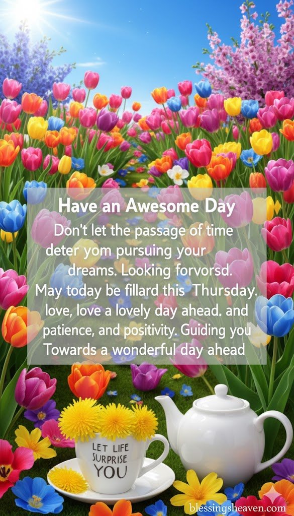 Blessed Thursday Morning Wishes