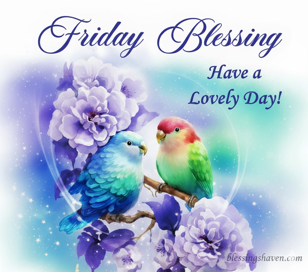 Friday blessing have a lovely day