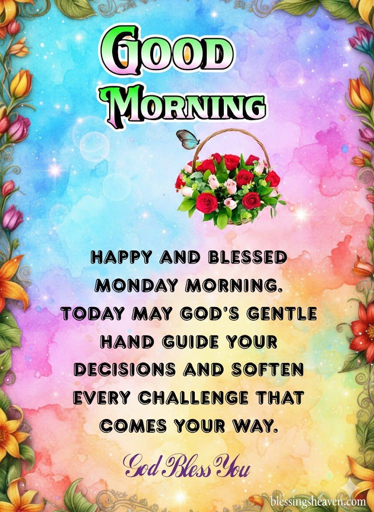 Have a Blessed Monday Morning 