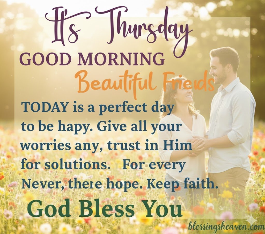 Good Morning and Happy Thursday Messages for Family