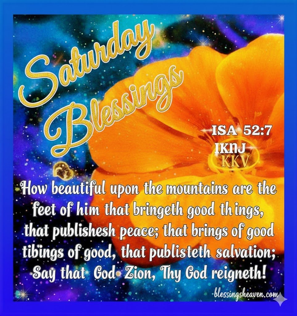 New Saturday Good Morning Blessings 