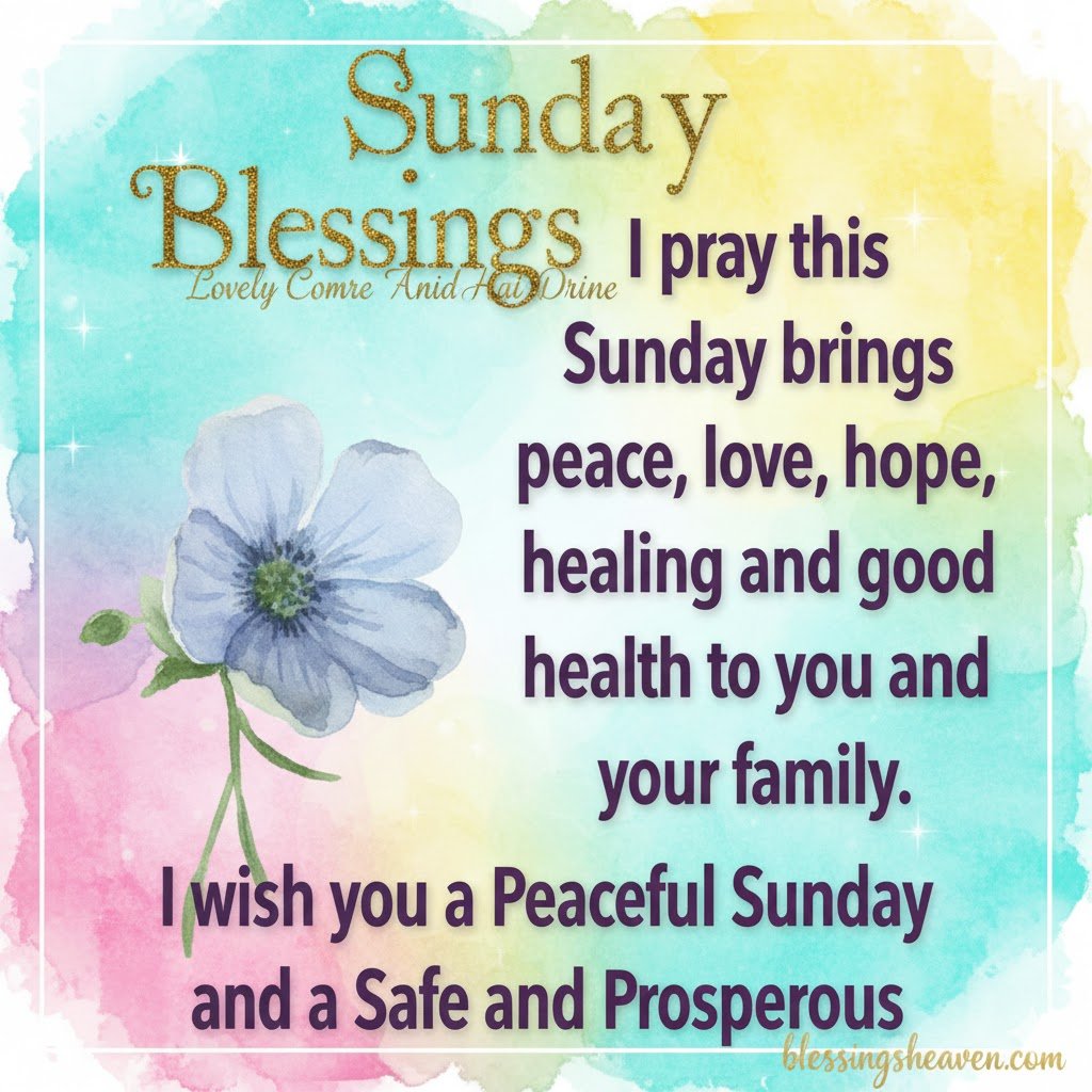 120+ Good Morning Sunday Blessings, Prayers, Quotes & Wishes