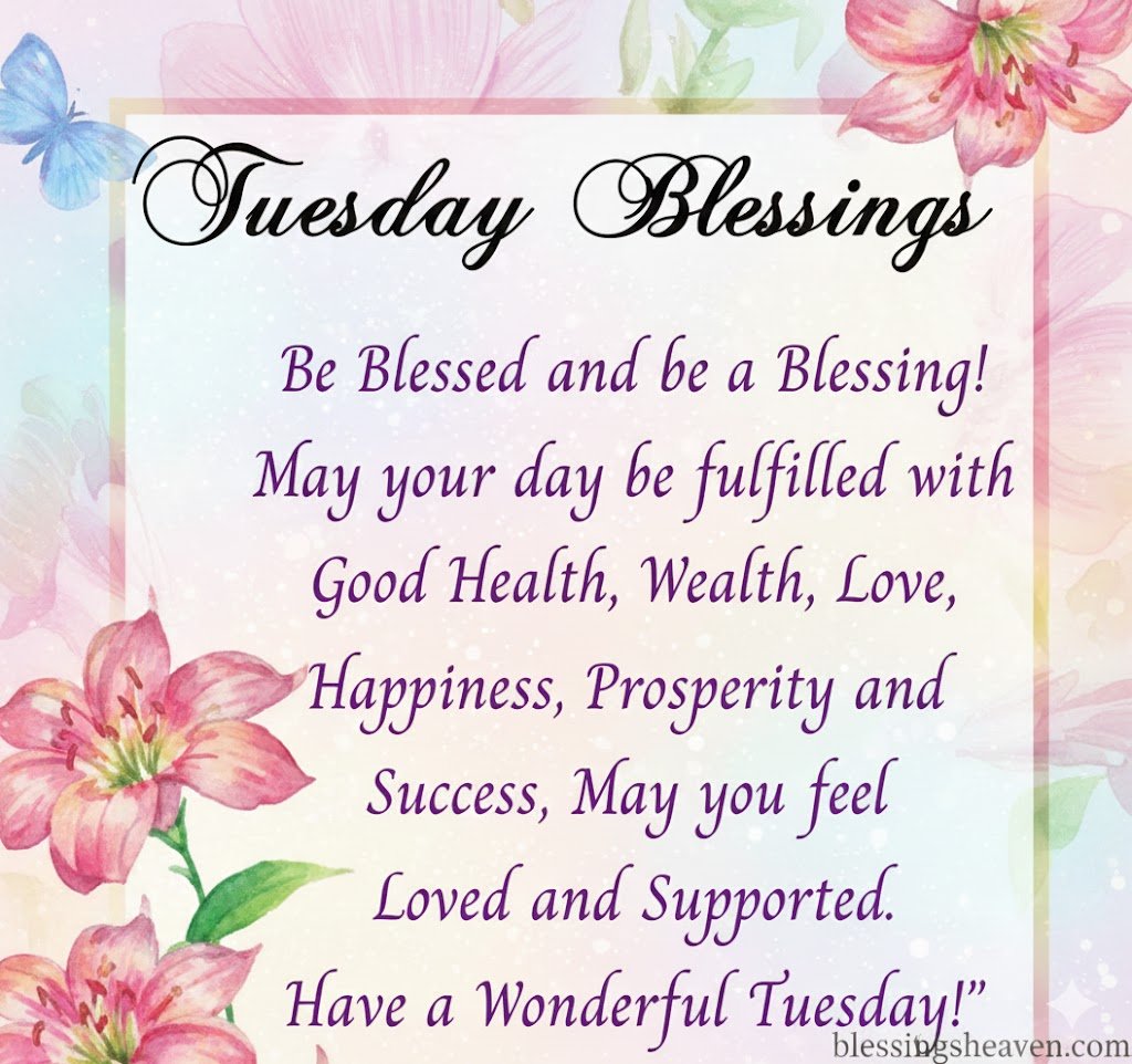TUESDAY MOTIVATIONAL BLESSINGS