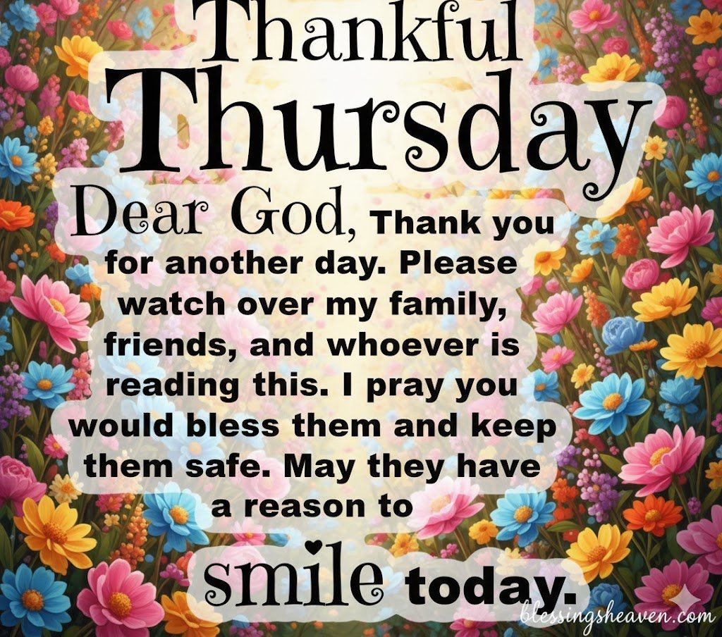 Thankful Thursday Blessings