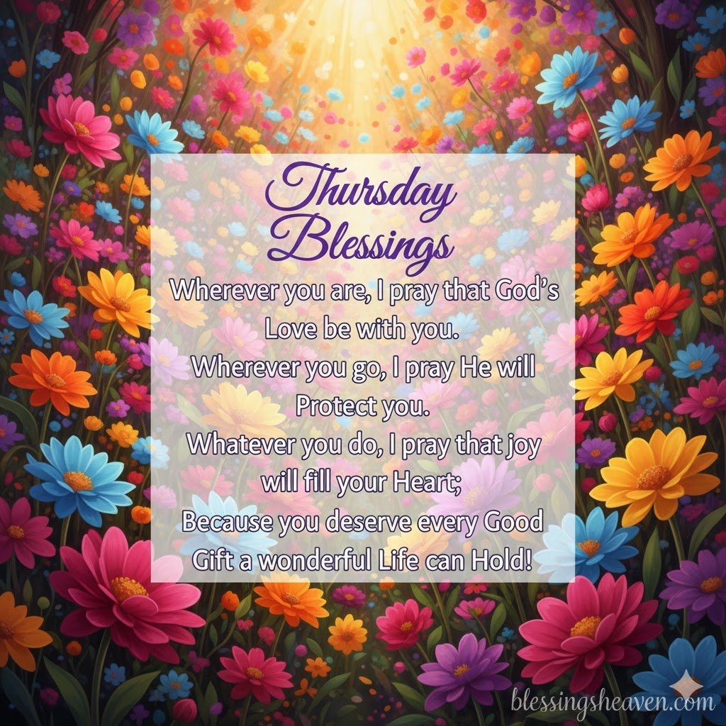 Thursday Greetings and Blessings