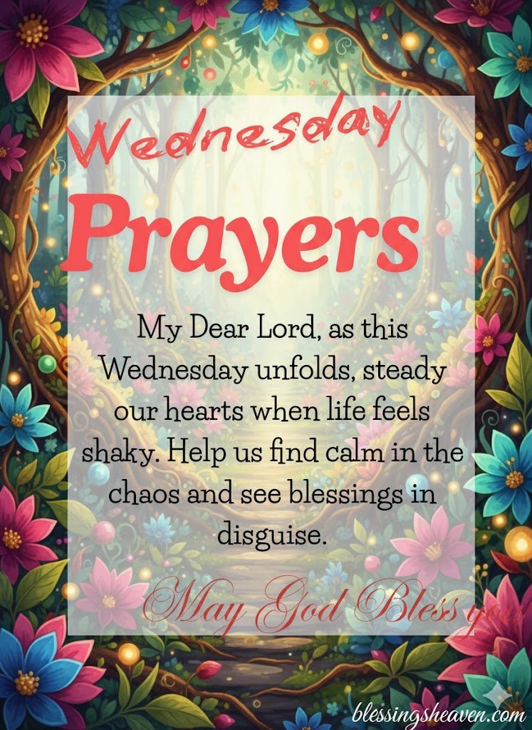 Wednesday Morning Prayers