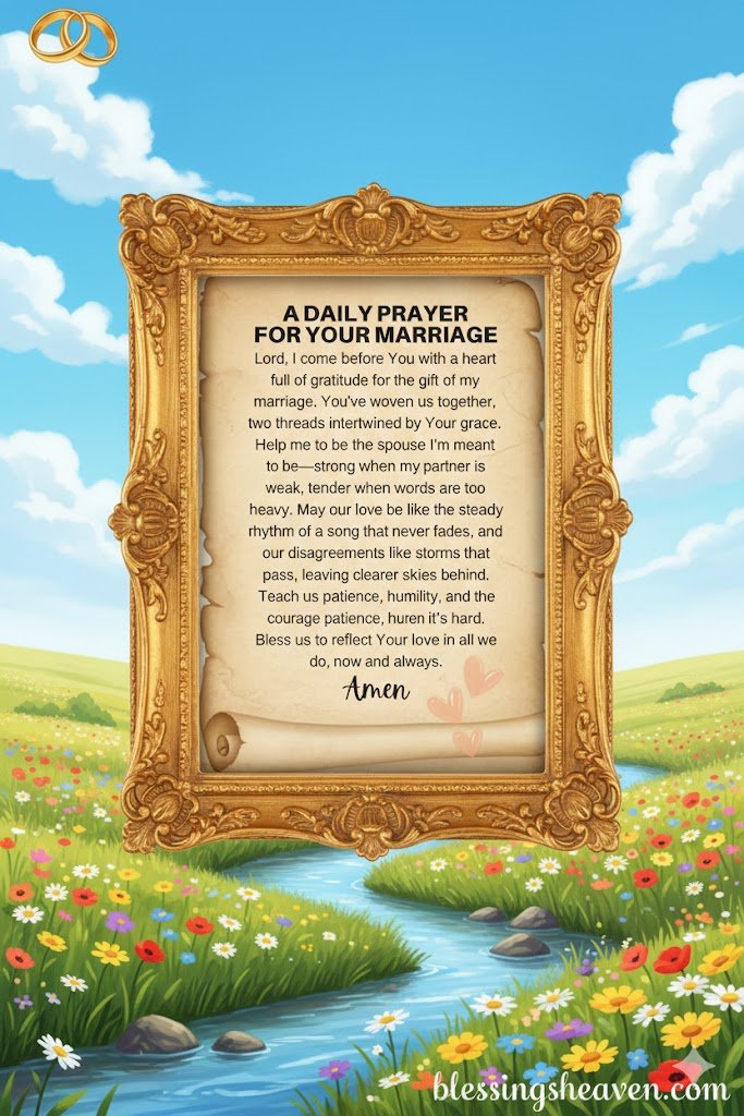 A Prayer for Encouragement over a Marriage