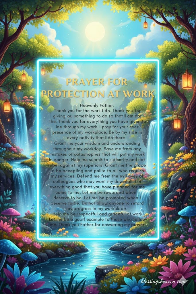 A Prayer for Protection at Work