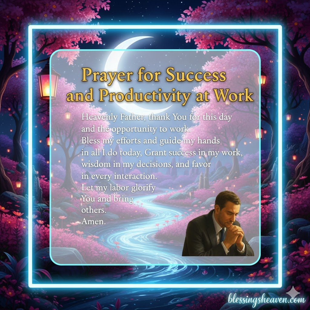 A Prayer for Work Success