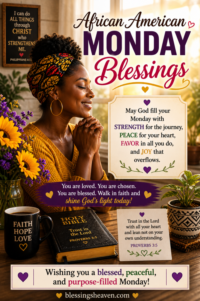 African American Monday Blessings