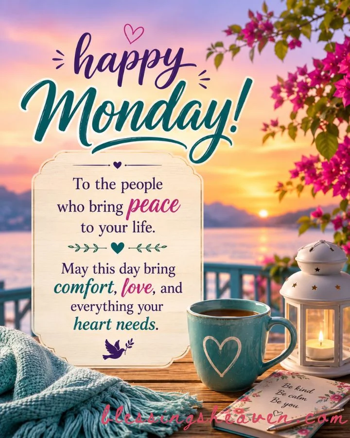 As you rise this Monday morning may calmness surround you.