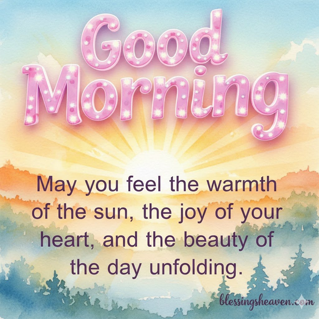 Good Morning Blessings prayer