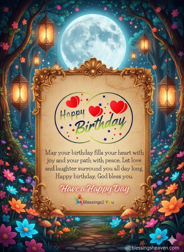 Beautiful Happy Birthday Blessings