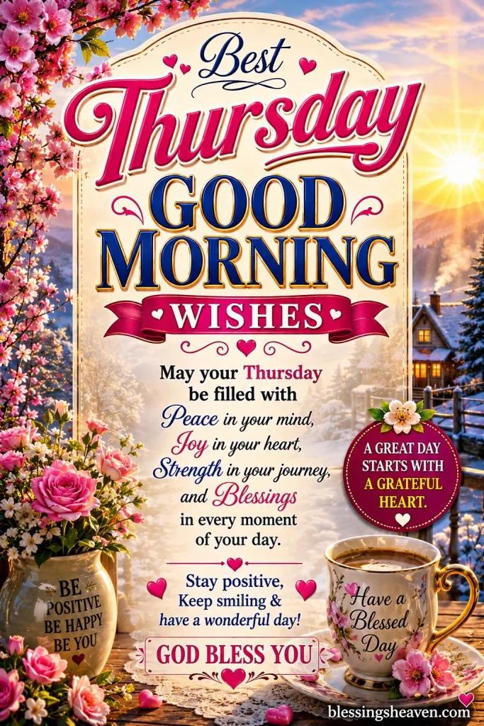Best Thursday Good Morning Wishes