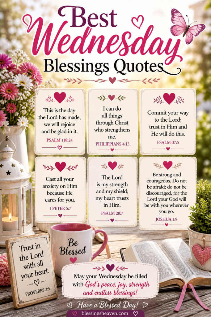 Best Wednesday Blessings Quotes