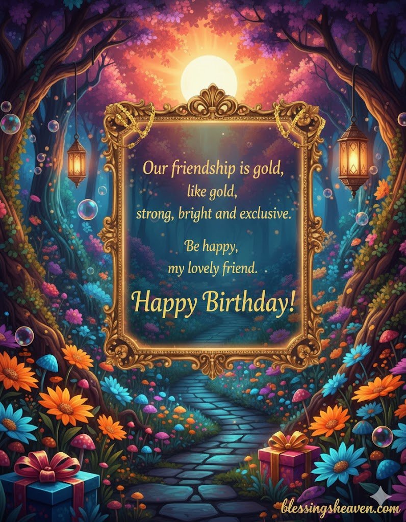 Birthday Messages for a Best Friend