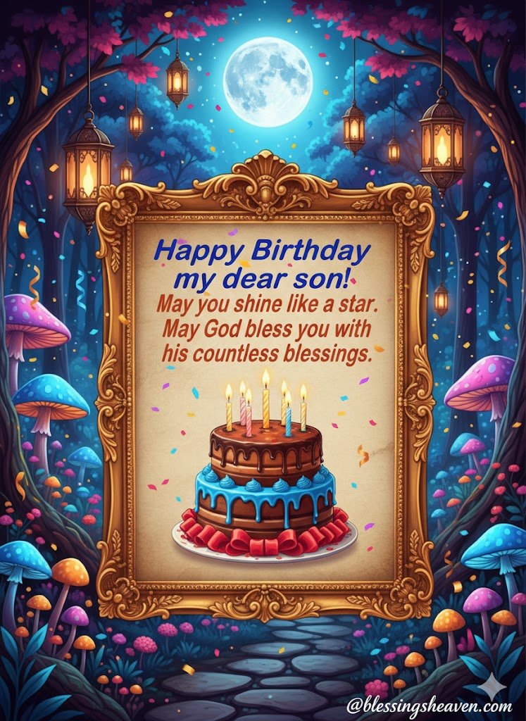 Birthday Prayer for Your Son