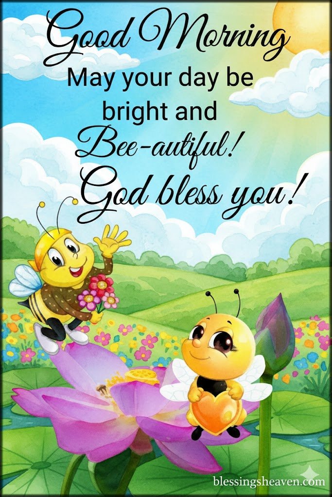 Cute Good Morning Blessings with Images