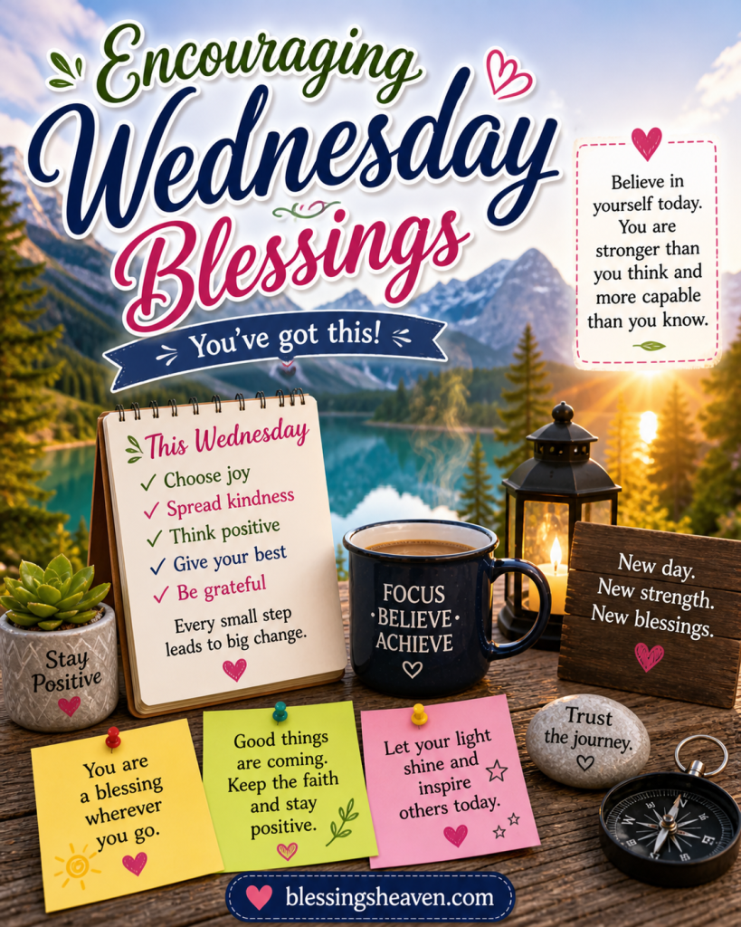 Encouraging Wednesday Blessings and Quotes