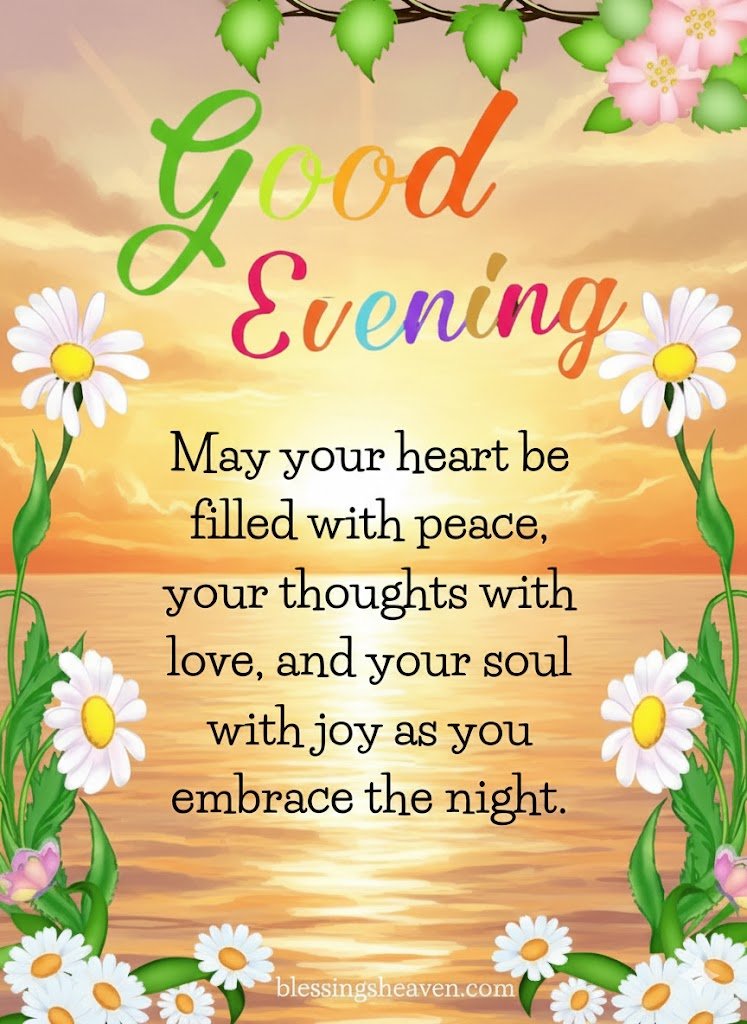 Good Evening Wednesday Blessings 