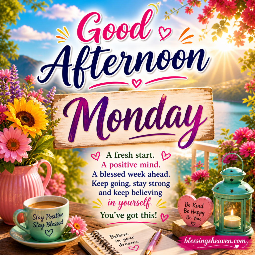 Good Afternoon Monday