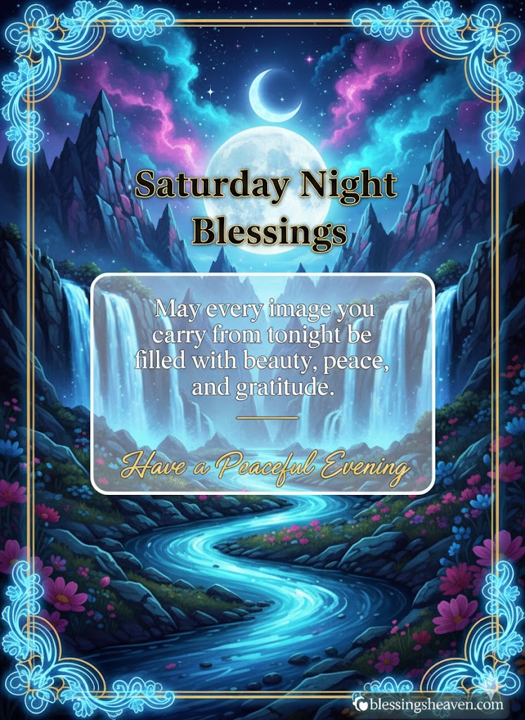 Good Night Saturday Blessings