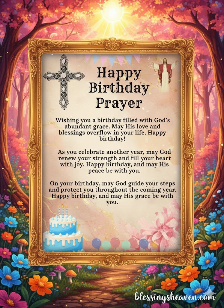Happy Birthday Prayers