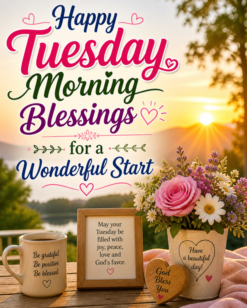 Happy Tuesday Morning Blessings for a Wonderful Start