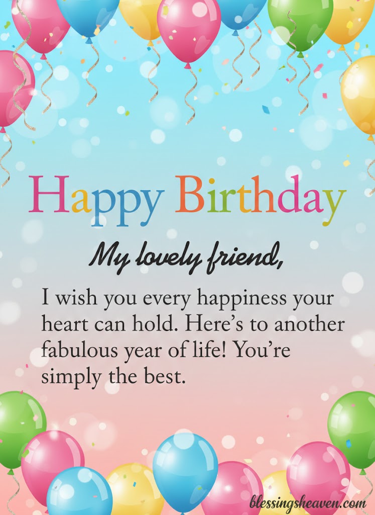 Inspirational Birthday Messages for a Friend