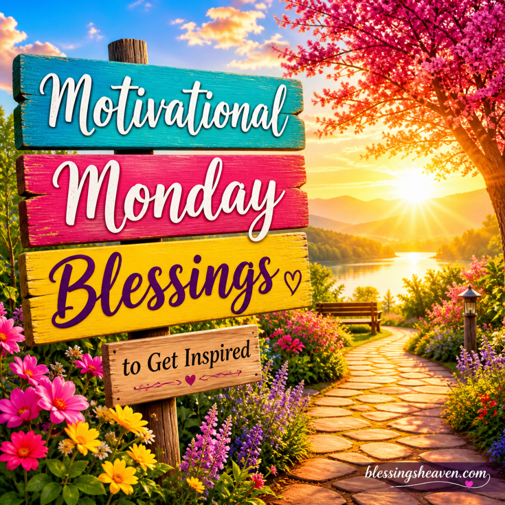 Motivational Monday Blessings to Get Inspired