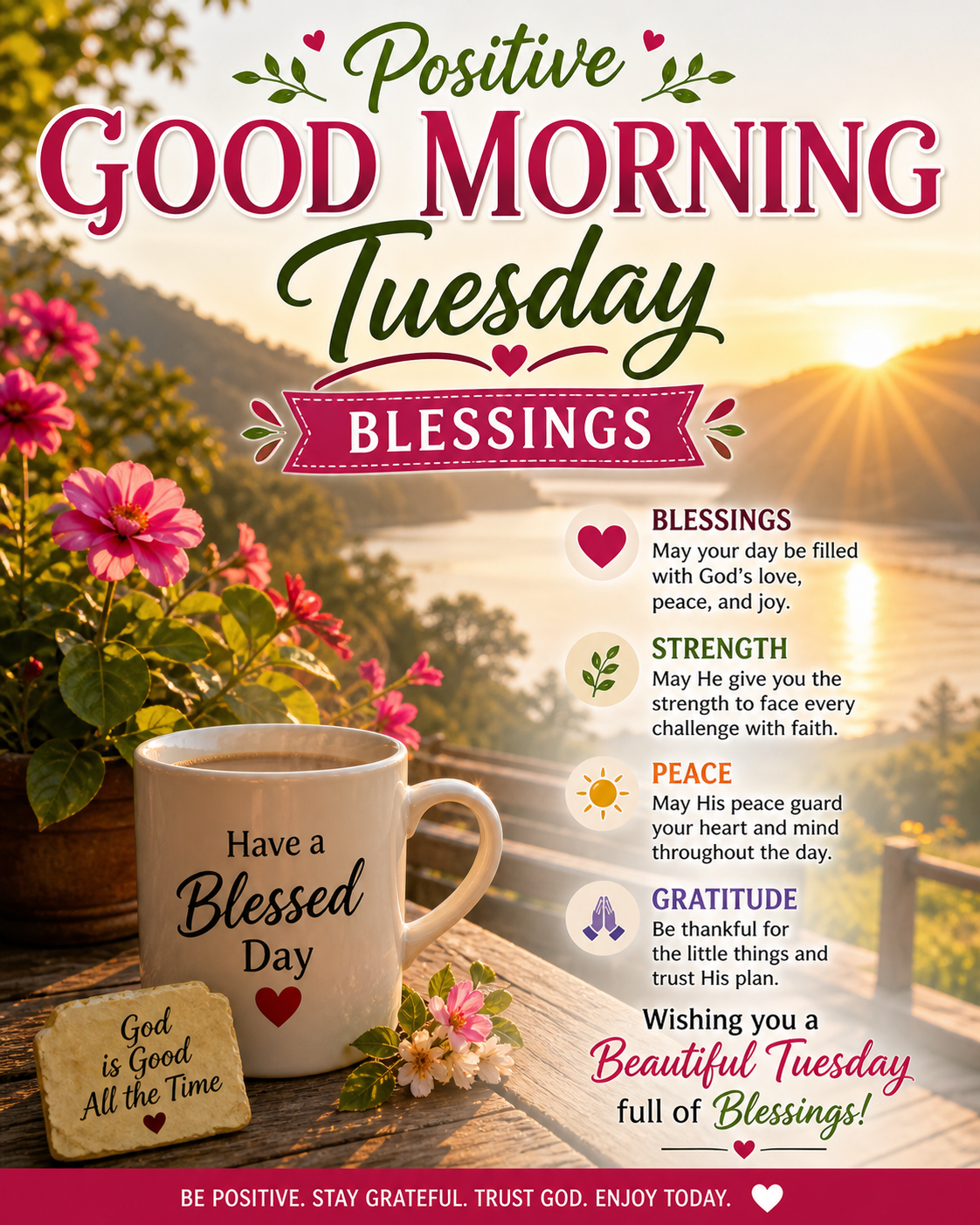 Tuesday Let's Begin 220+ Good Morning Tuesday Blessings With Quotes, Prayers, Wishes, Pictures