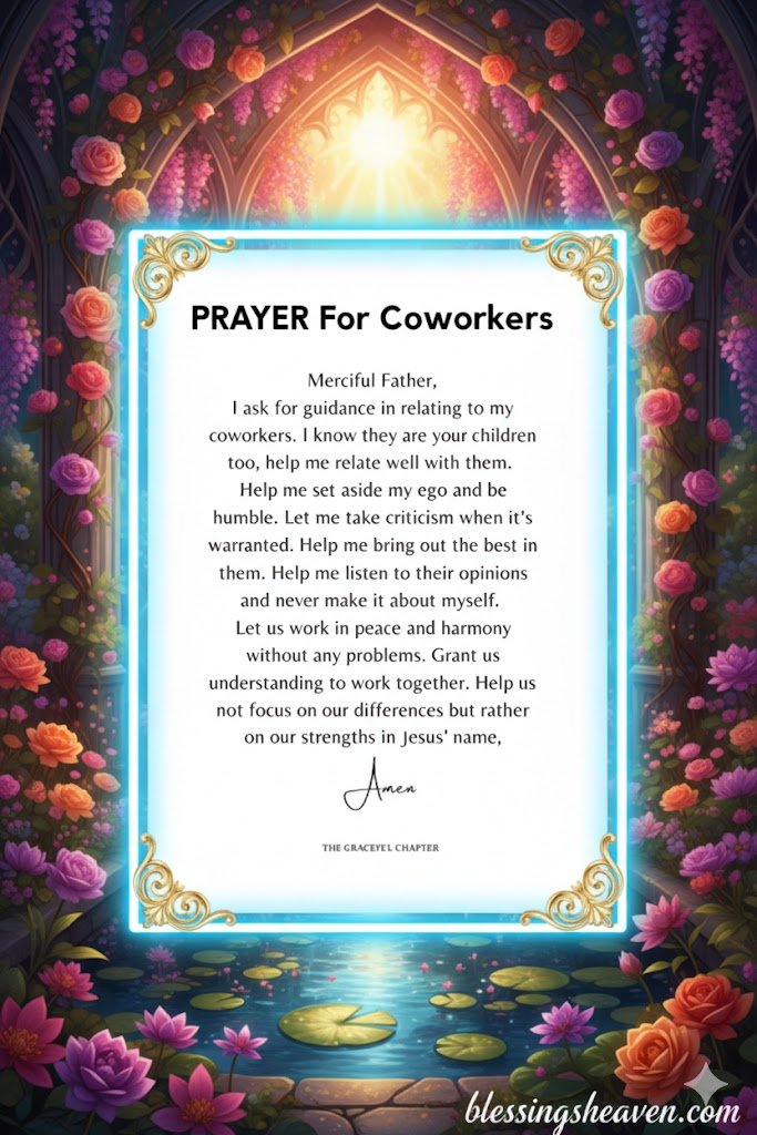 Prayer for Coworkers