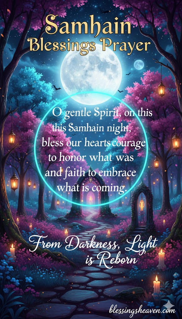 Samhain blessings and prayer