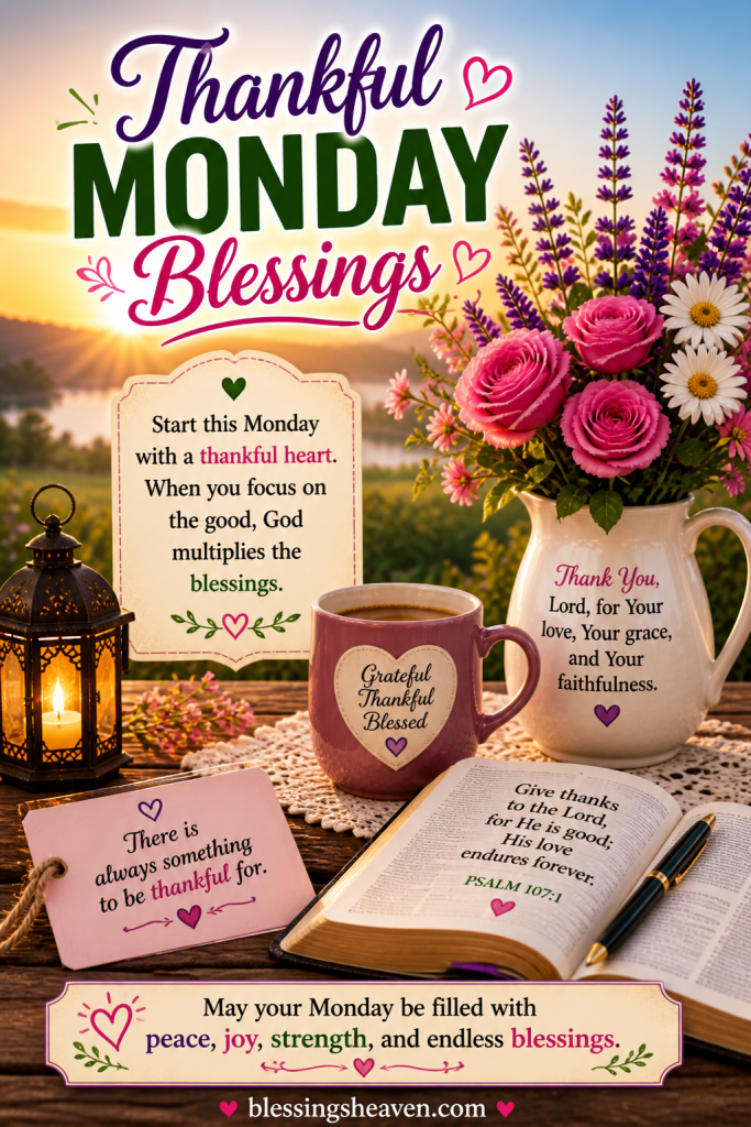 Thankful Monday Blessings