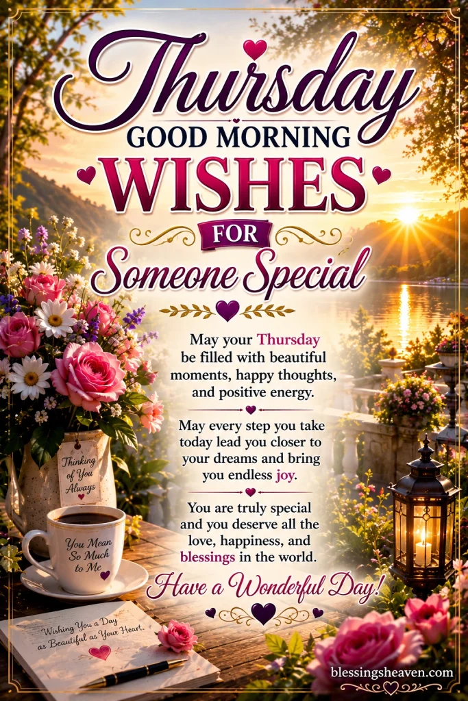Thursday Good Morning Wishes for Someone Special