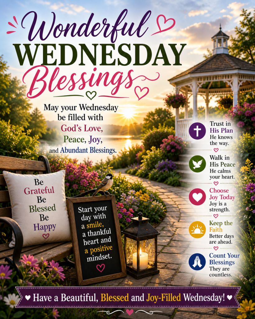  Wonderful Wednesday Blessings