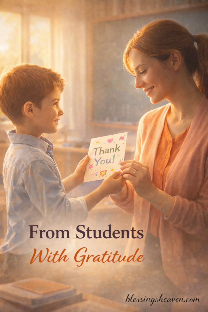 Thoughtful Teachers Day Messages from Students