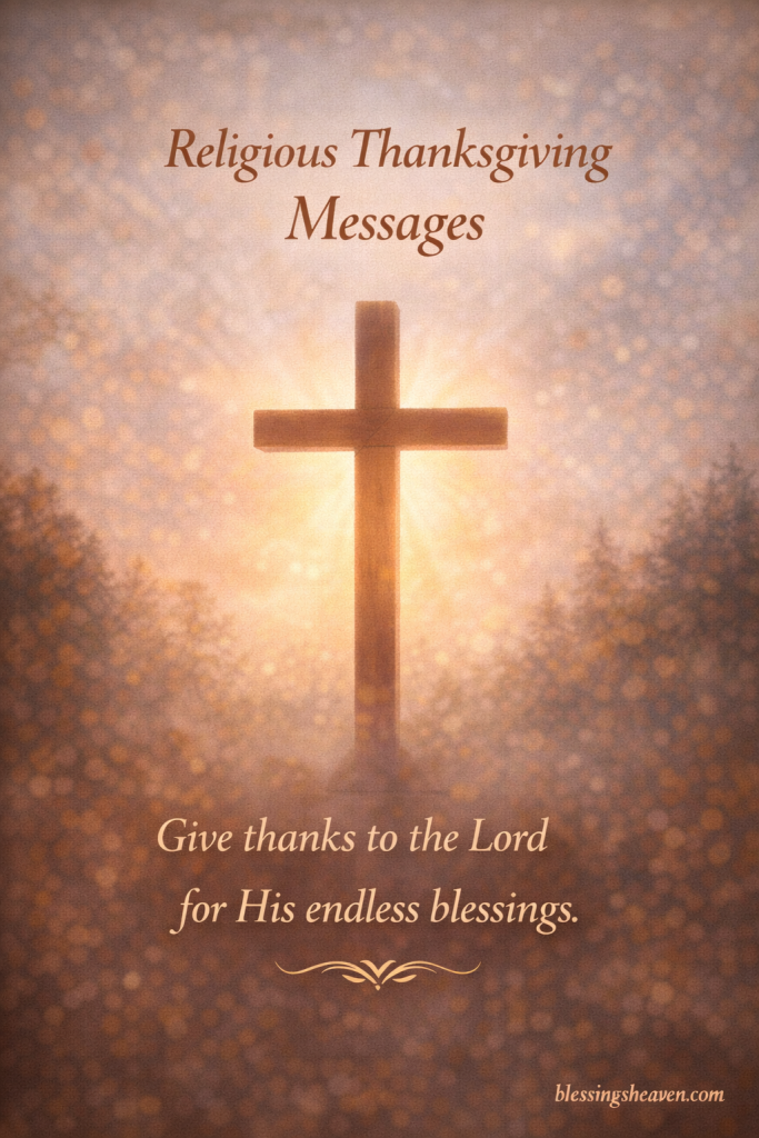 Religious Thanksgiving Messages