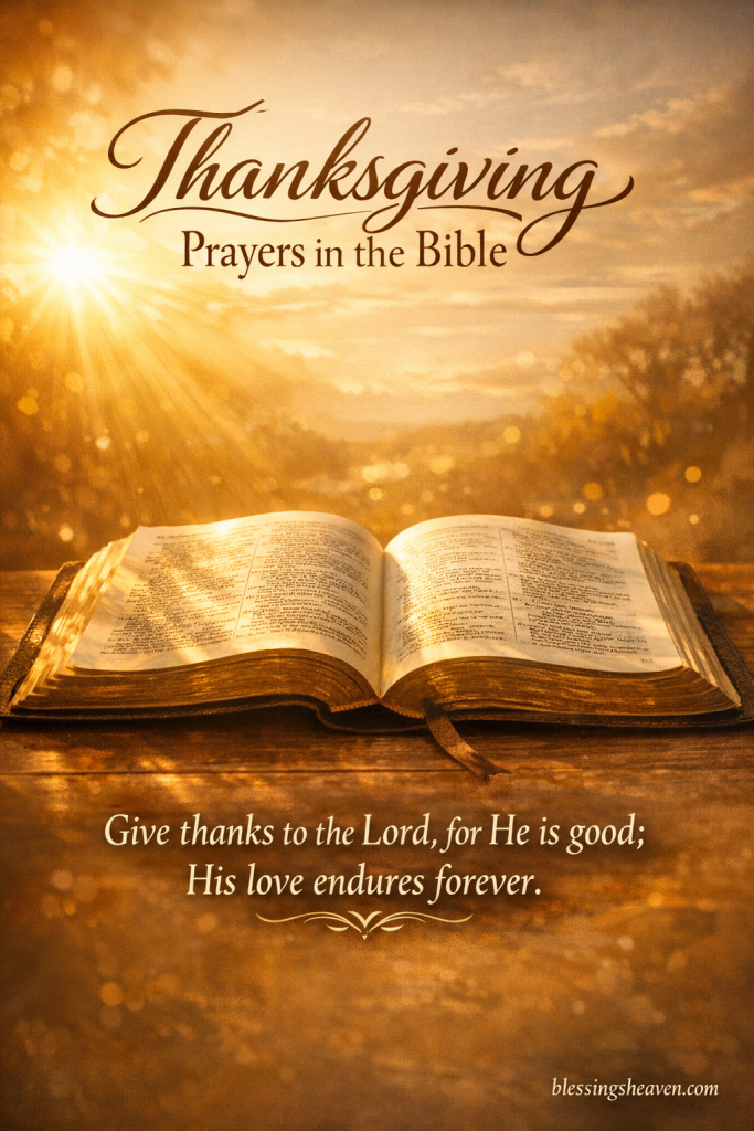 Thank giving Prayer