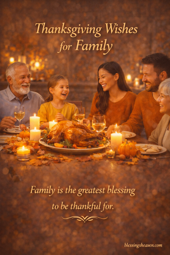 Thanksgiving Wishes and Messages for Family