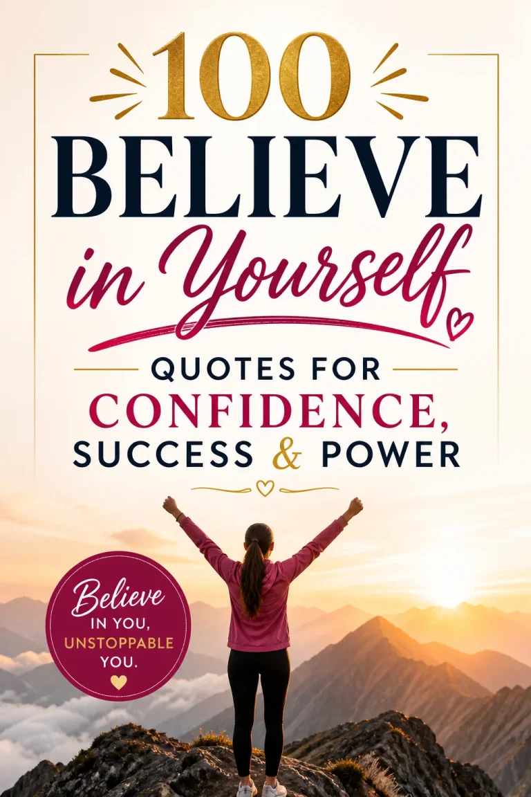 100 Believe in Yourself Quotes for Confidence Success Power 1