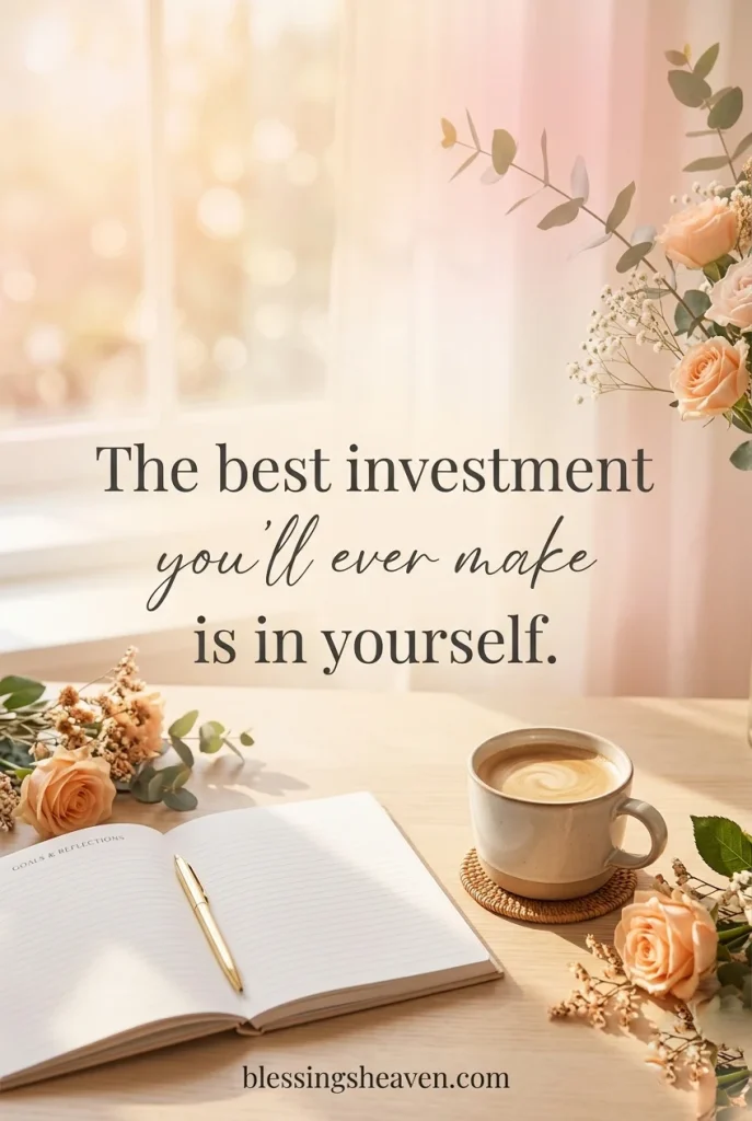 100 Invest in Yourself Quotes for Growth Success Mindset