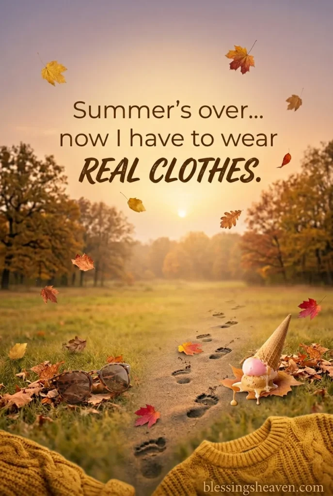 Funny End of Summer Quotes