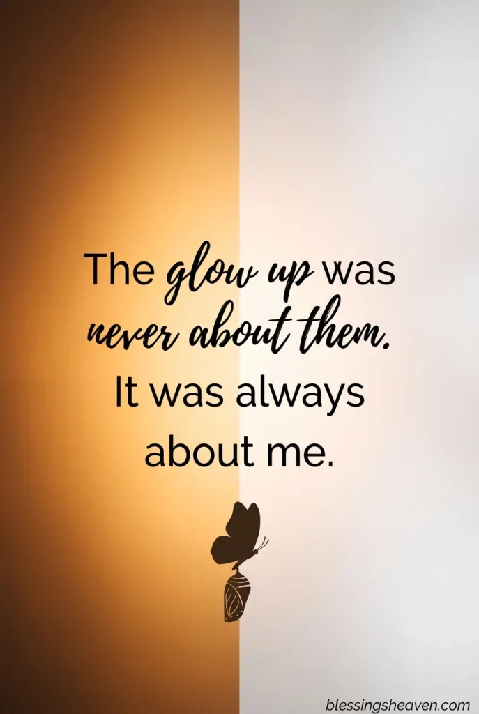 Glow Up & Transformation Captions for Mood Boards