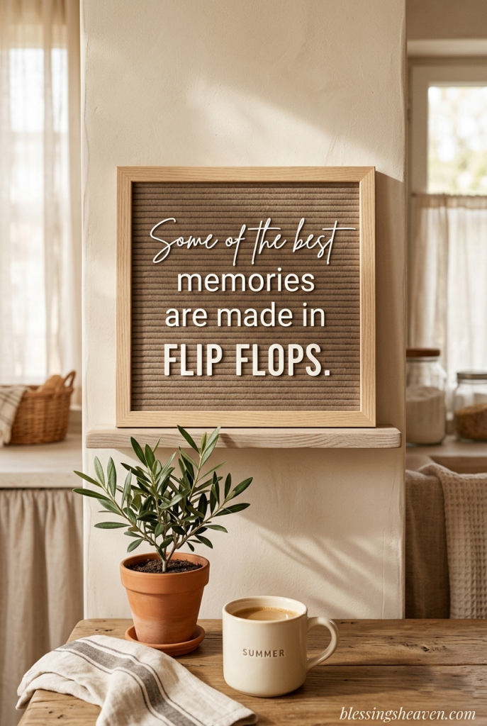 Letter Board Quotes for Home – Summer Edition
