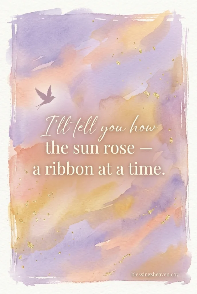 Poetic Sunrise Quotes That Paint a Picture