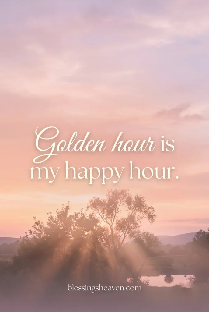 Short Golden Hour Quotes for Instagram Captions
