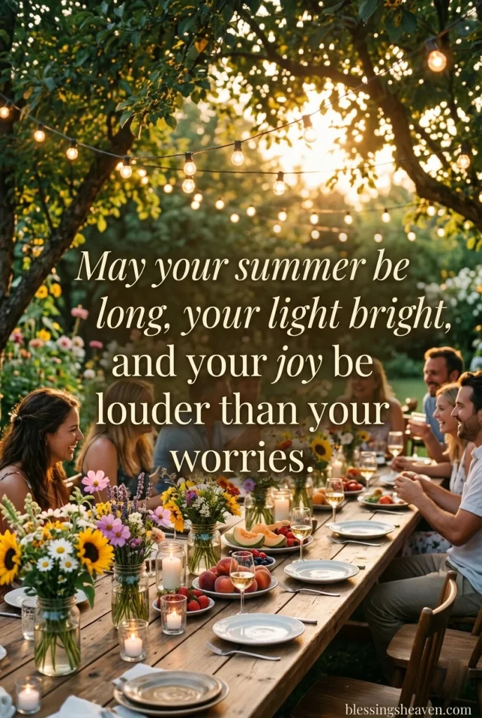 Summer Solstice Blessings and Wishes for Loved Ones